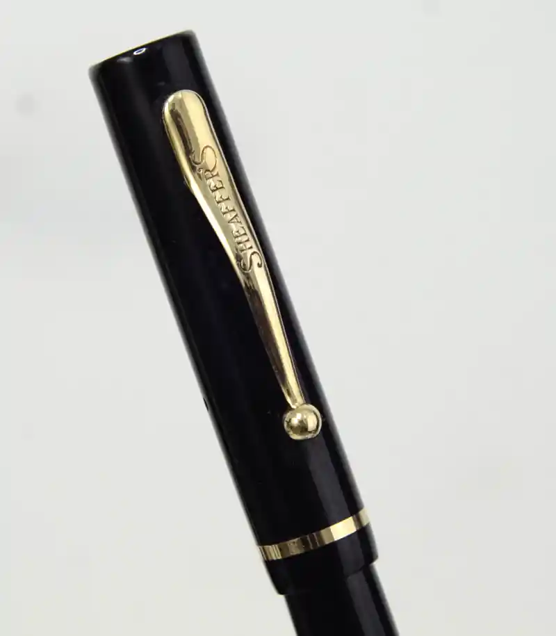 sheaffers lifetime flat top fountain pen 14K gold nib