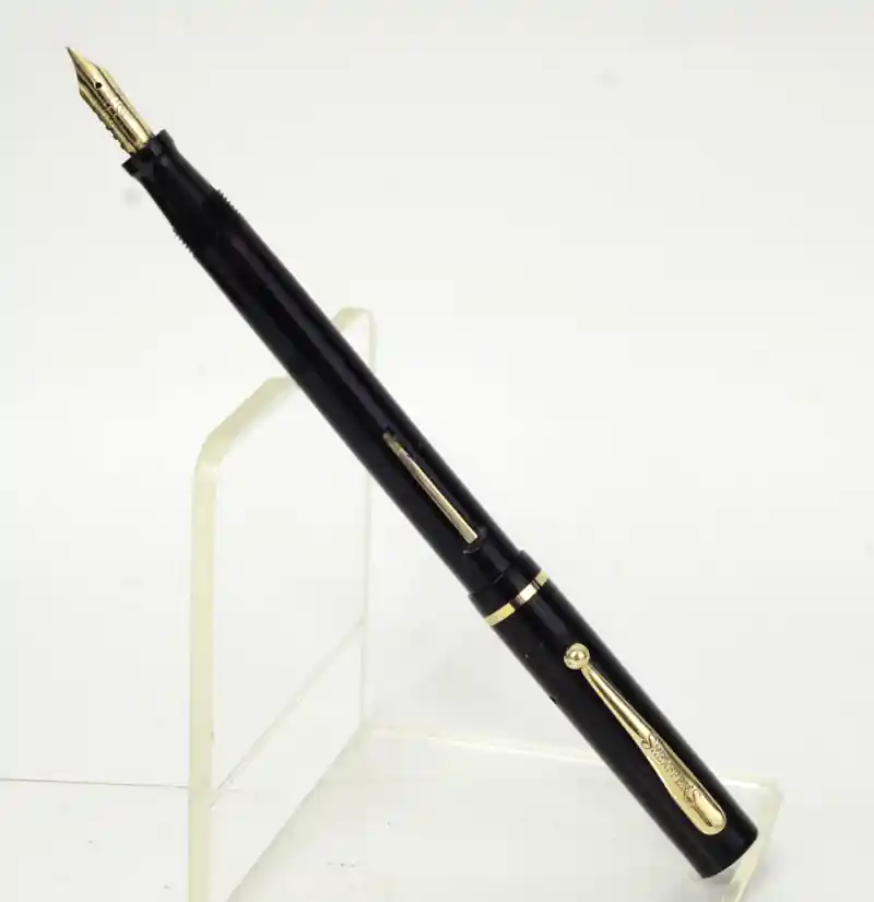 sheaffers lifetime flat top fountain pen gold nib