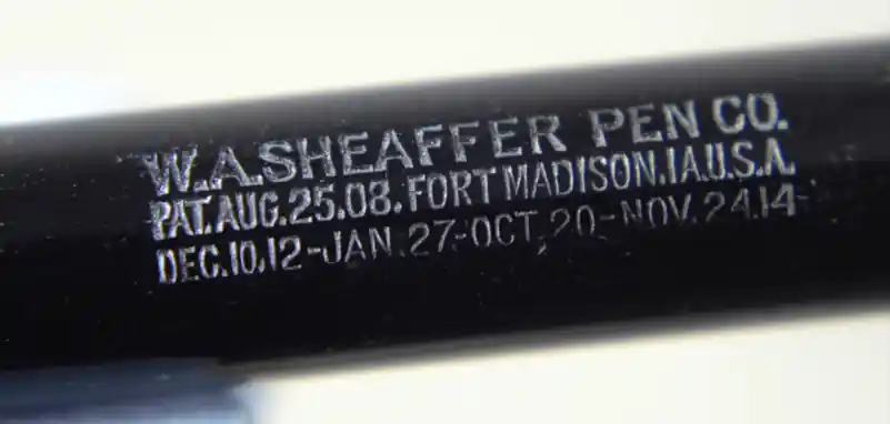 sheaffers lifetime flat top fountain pen vintage