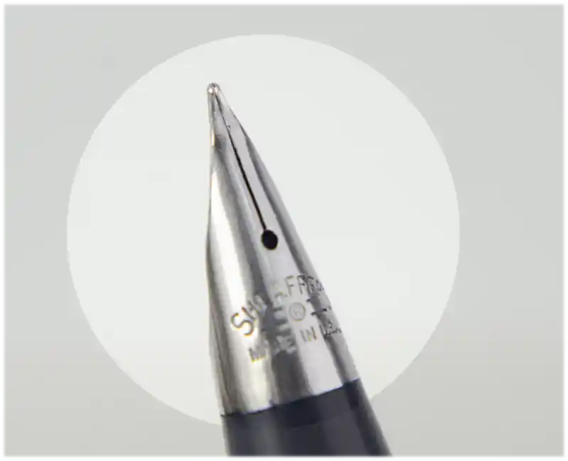 vintage sheaffers touchdown II grey fountain pen