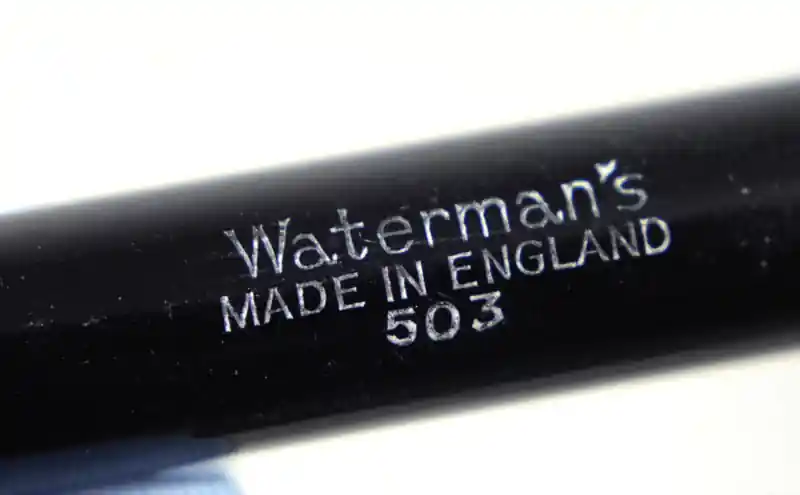 watermans 503 lever filler fountain pen England made