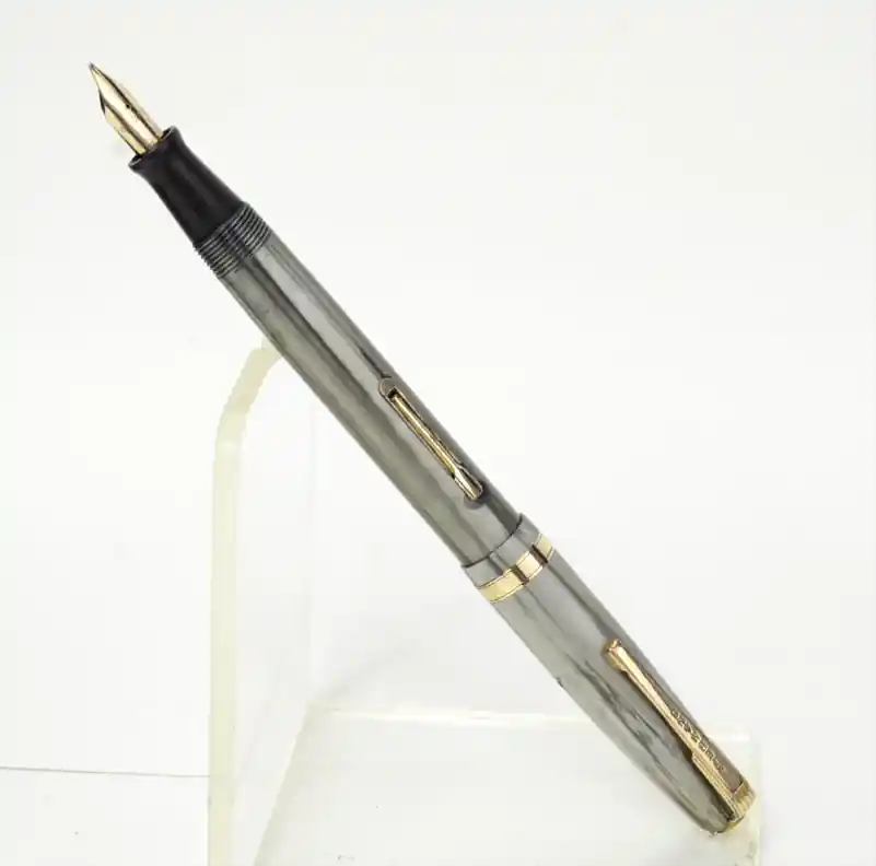watermans 53 striated barrel pen gold nib