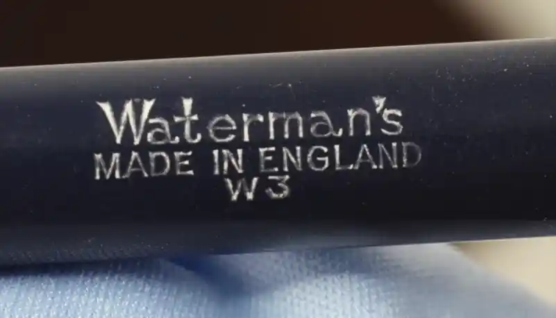 watermans W3 fountain pen 14K solid gold nib