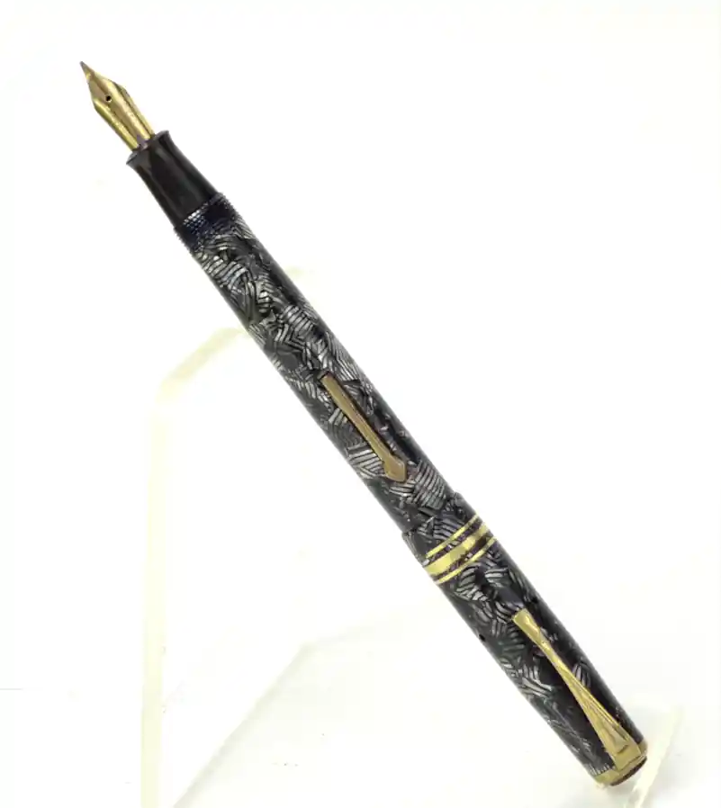 wyvern 60 lever filler marbled fountain pen