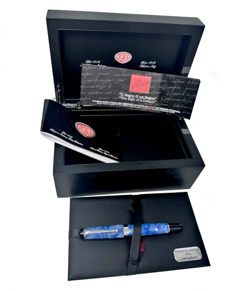 aurora 88 plutone fountain pen NOS full set