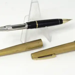 lady sheaffer golden matte brushed fountain pen