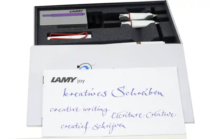 lamy joy calligraphy cut nib pen set