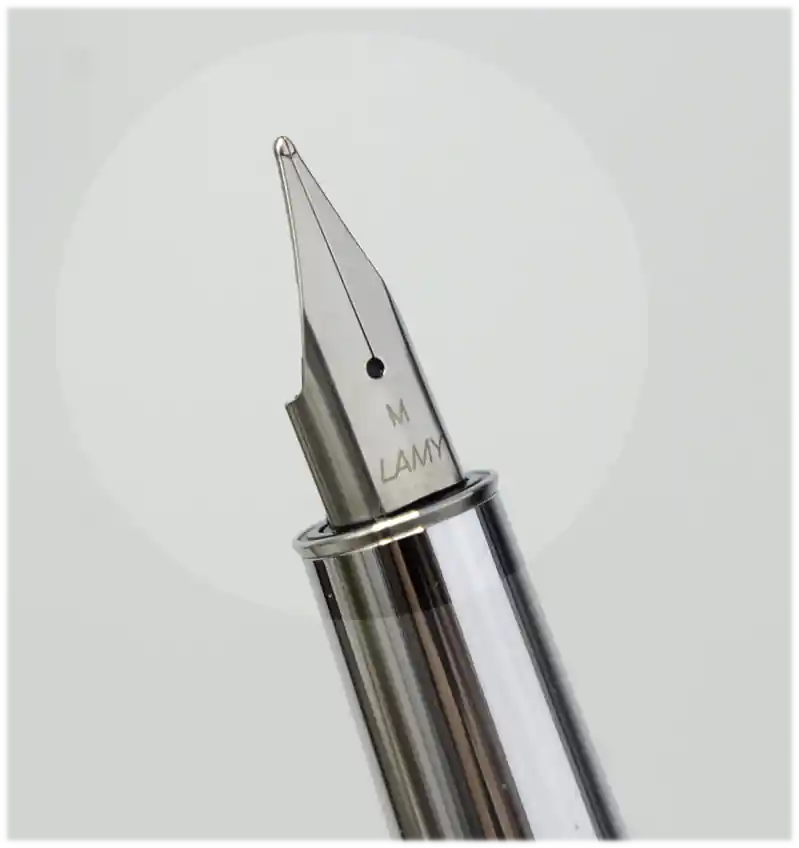 lamy scala fountain pen penmetalic purple barrel