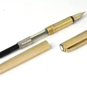 montblanc noblesse golden barrel pen