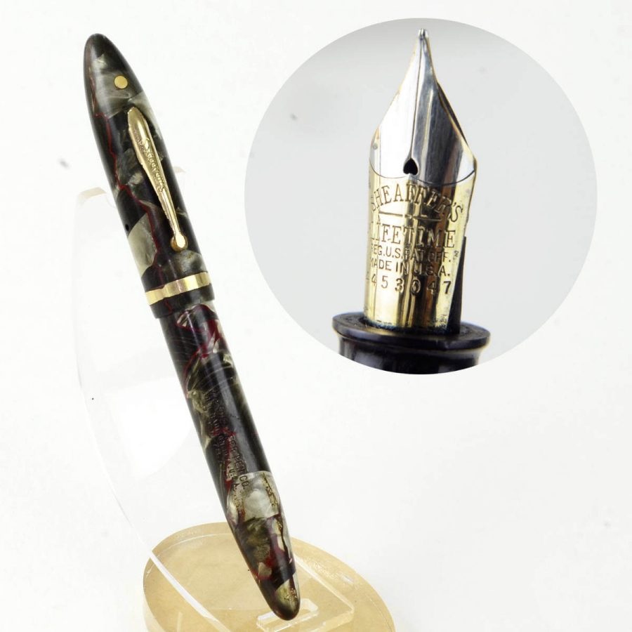 Buy sheaffer lifetime balance lever fill fountain pen with M golden nib