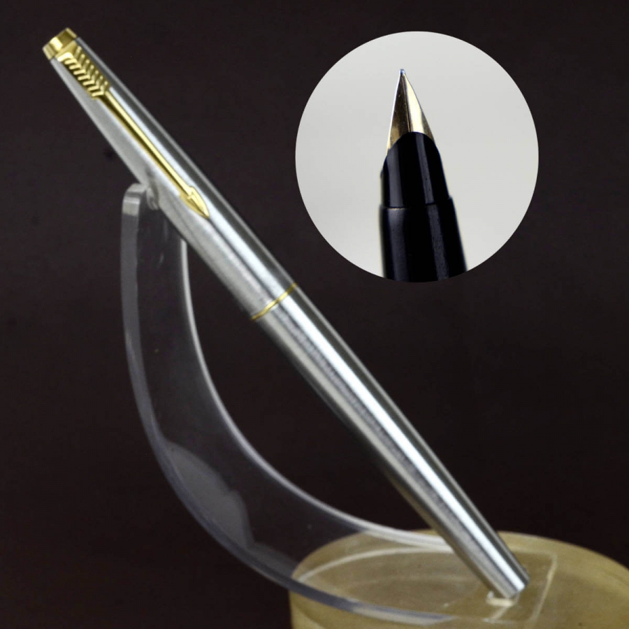 Buy online Parker 45 flighter fountain pen USA made 14K solid gold M nib