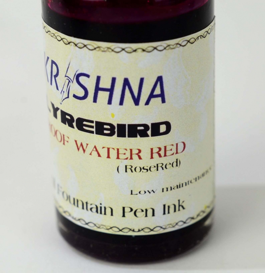 Buy Krishna waterproof ink red colour fountain pen ink online