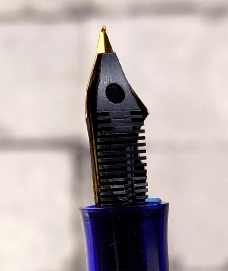 Buy Kanwrite desire blue translucent fountain pen full flex medium nib