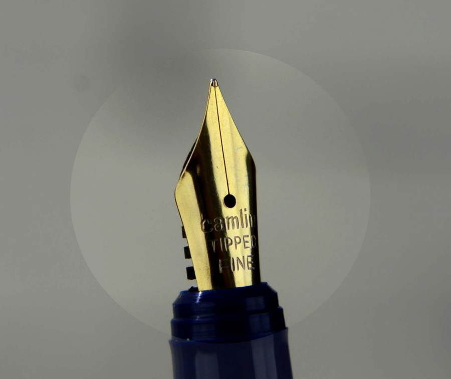Buy online Vintage camlin 7 Eyedropper fountain pen with tipped F nib