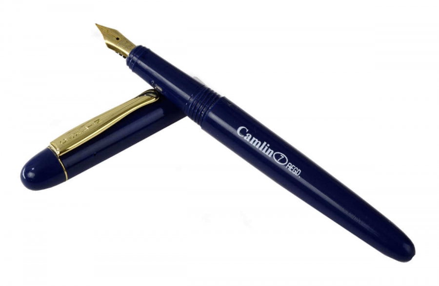 Buy online Vintage camlin 7 Eyedropper fountain pen with tipped F nib