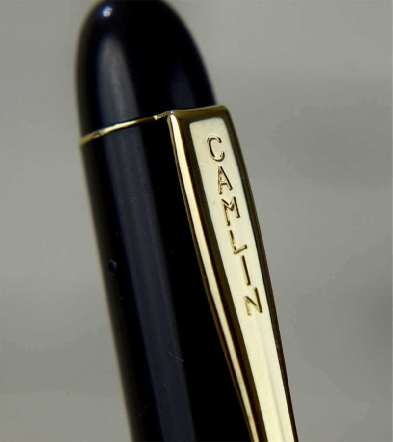 Buy online Vintage camlin 7 red Eyedropper fountain pen with tipped F nib