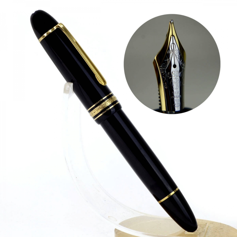 Buy Montblanc Meisterstuck 149 Mint Fountain Pen 18K 750 Gold B Nib