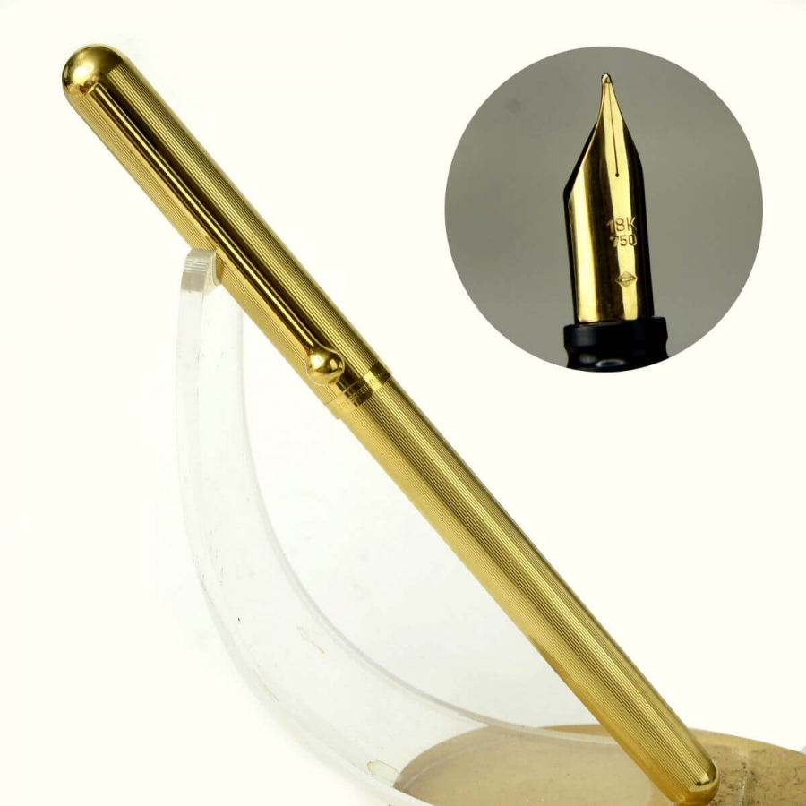 Buy waterman goutte gold filled fountain pen with Free shipping