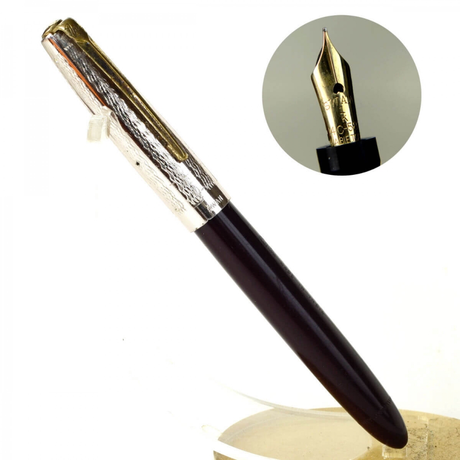 Buy online swan safety eyedropper fountain pen with 14K gold F nib